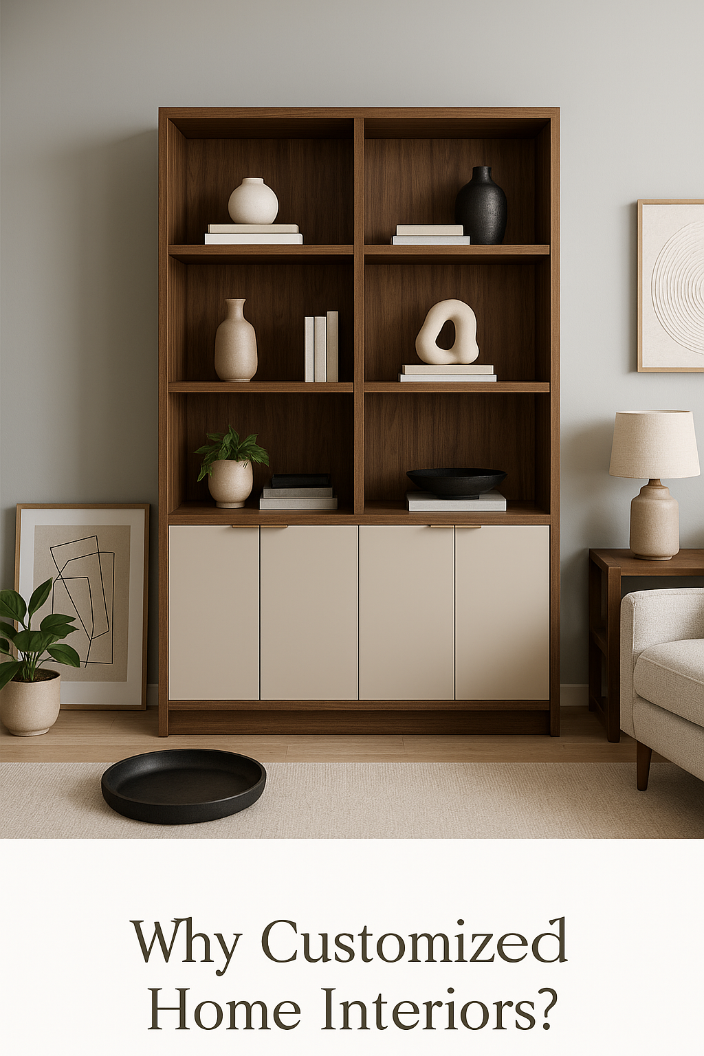 Decorative interior units and display shelves
